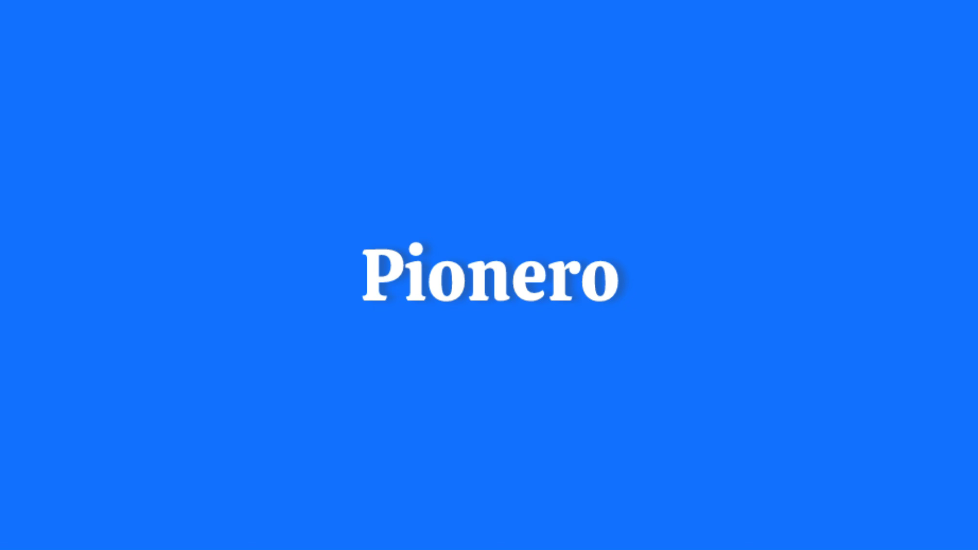 Pionero