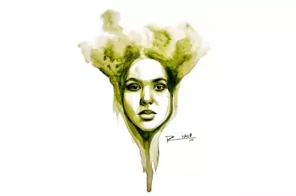 Ilustración para portada de "La libertad es una mujer". Autora: Stephanie Rivero
