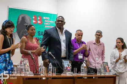 Presentación de los libros sobre Omara y Mijaín. Fotos Elio Mirand