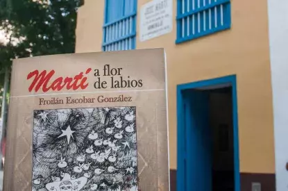 Martí a flor de labios. Foto: Elio Mirand