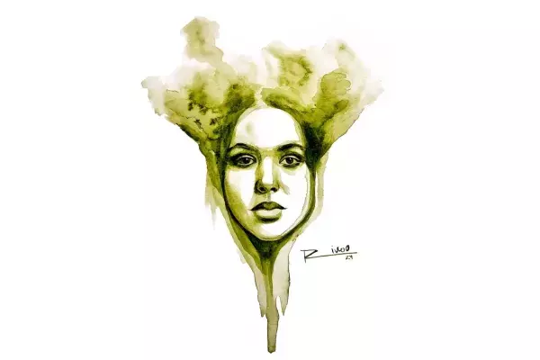 Ilustración para portada de "La libertad es una mujer". Autora: Stephanie Rivero
